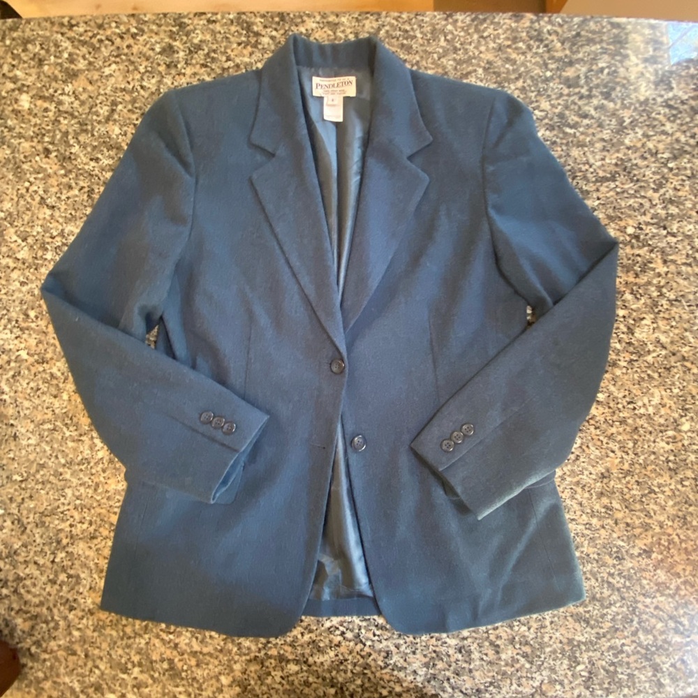 Pendleton Blue Sport Coat with Notched Lapels